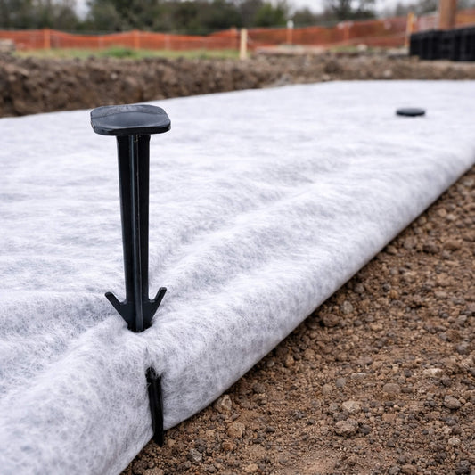 Black Barbed 160mm Tough Square Pegs