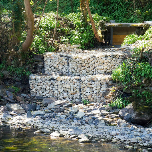Galfan Coated Welded Mesh Gabion Basket 0.55m x 0.55m x 0.55m