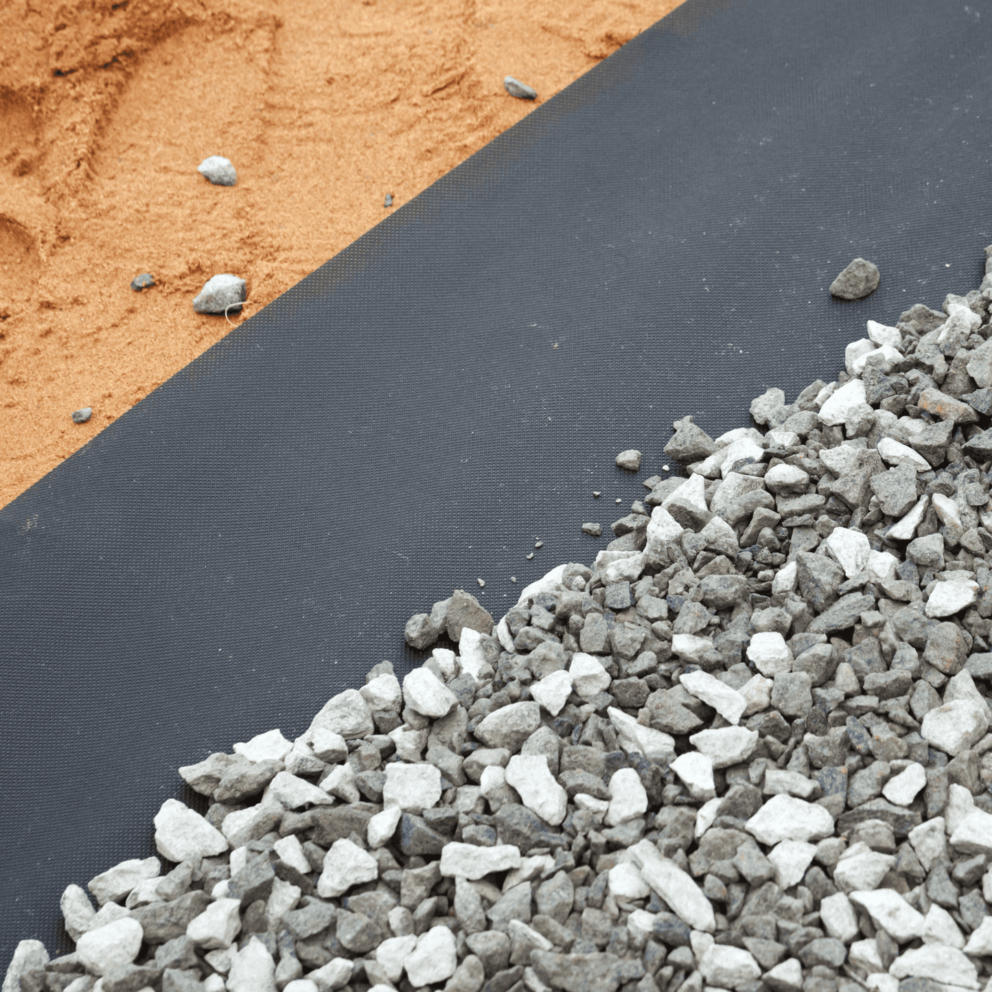 Black GTM100 Woven Geotextile Membrane 100gsm