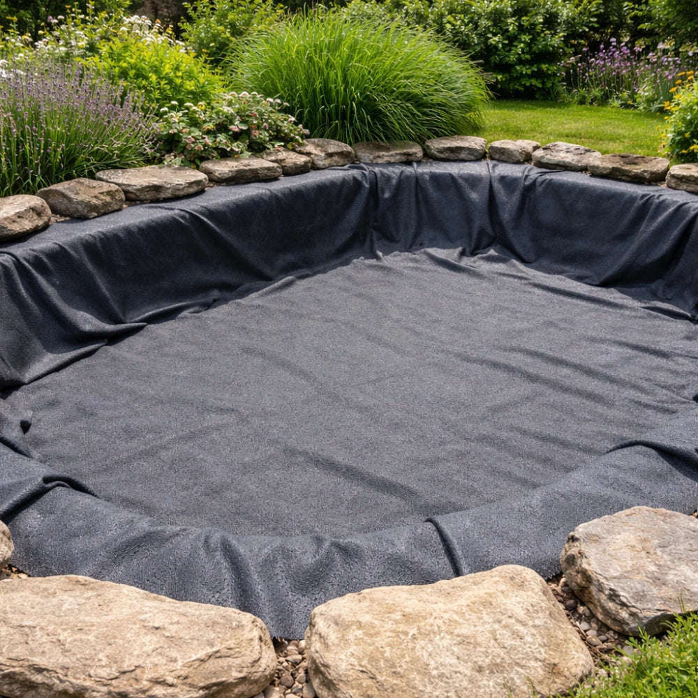 Black Non-Woven Geotextile Membrane 350gsm – Heavy Duty Drainage Fabric